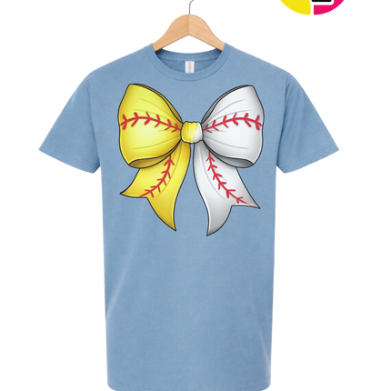 Softball Sweetheart Bow Tee