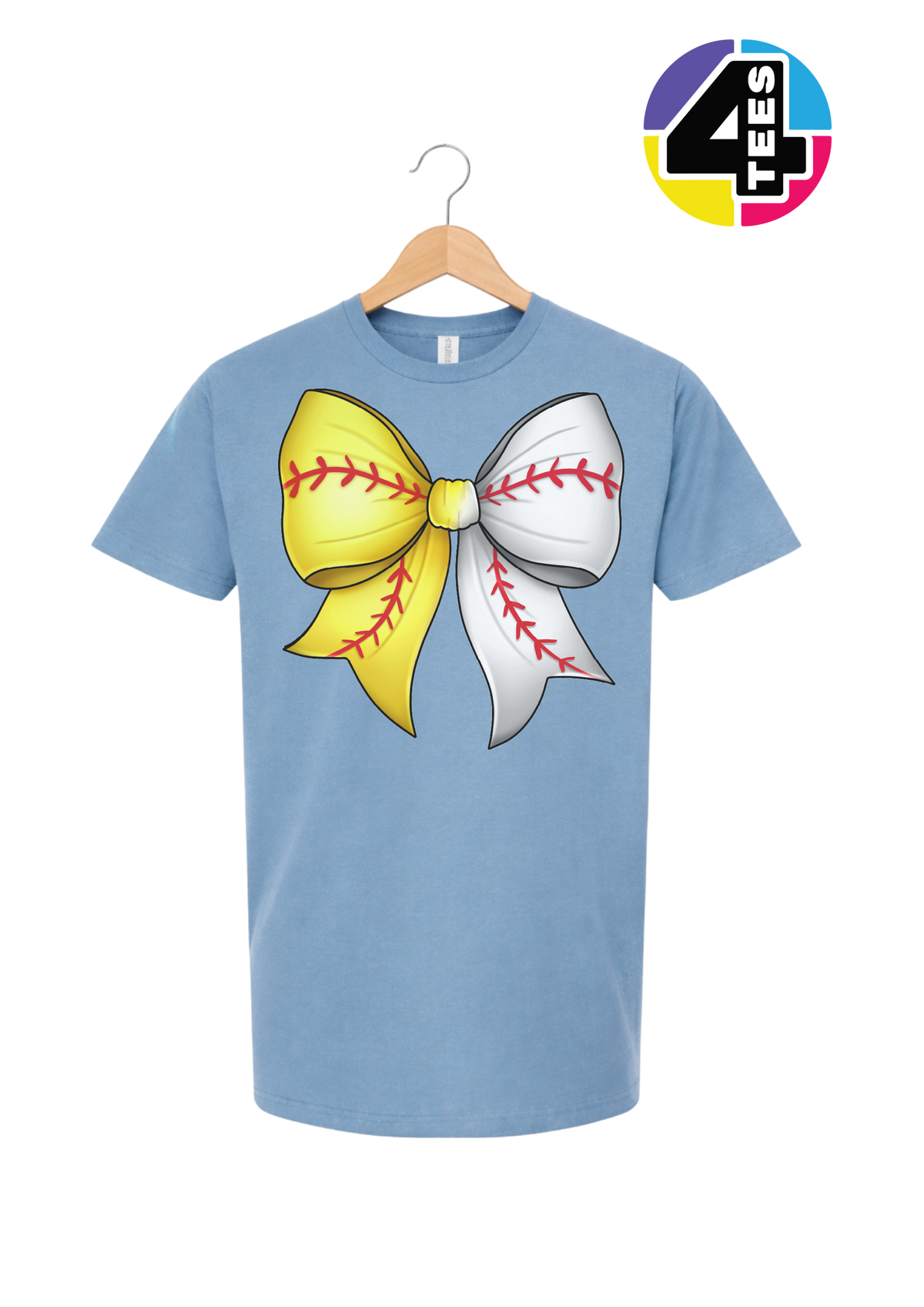 Softball Sweetheart Bow Tee