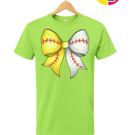 Softball Sweetheart Bow Tee