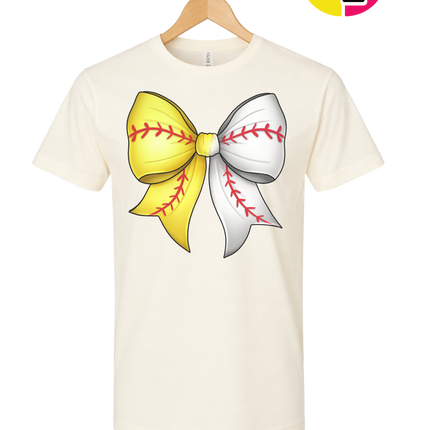Softball Sweetheart Bow Tee