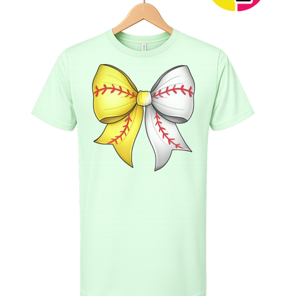 Softball Sweetheart Bow Tee