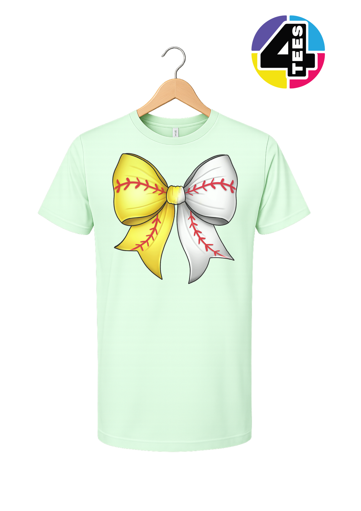 Softball Sweetheart Bow Tee