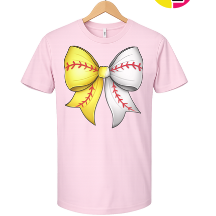 Softball Sweetheart Bow Tee