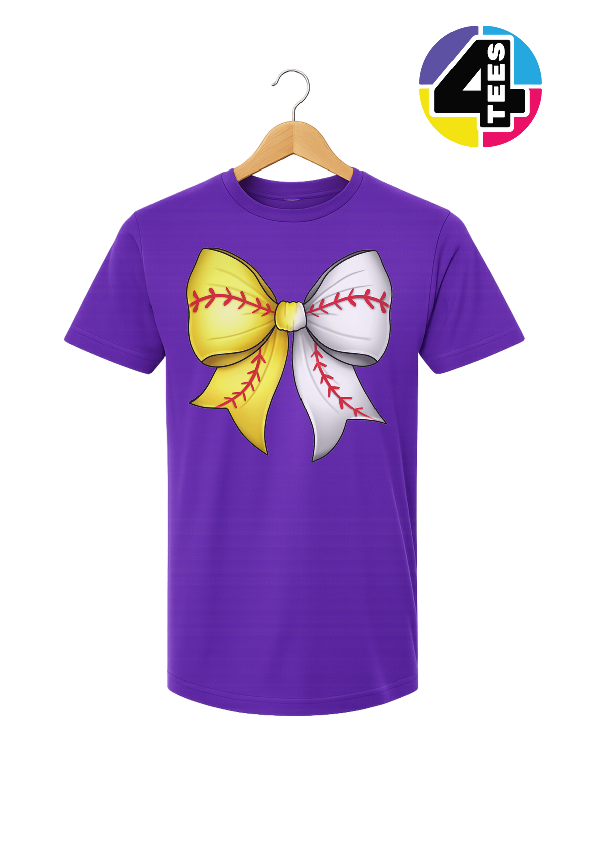Softball Sweetheart Bow Tee