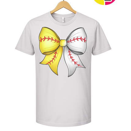 Softball Sweetheart Bow Tee