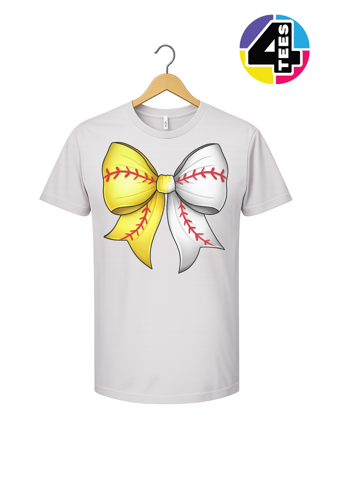 Softball Sweetheart Bow Tee