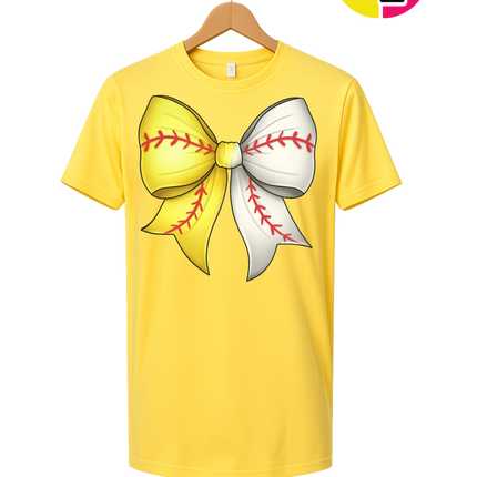 Softball Sweetheart Bow Tee