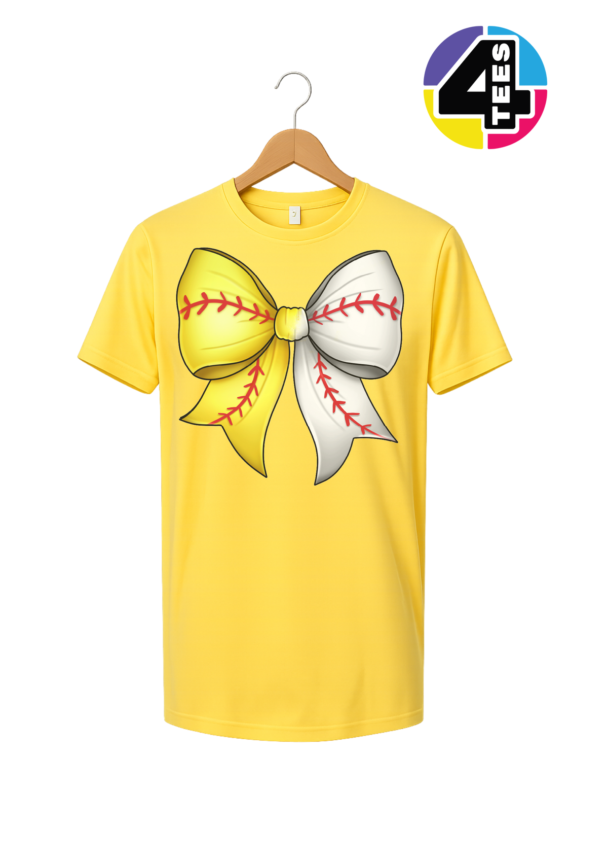 Softball Sweetheart Bow Tee