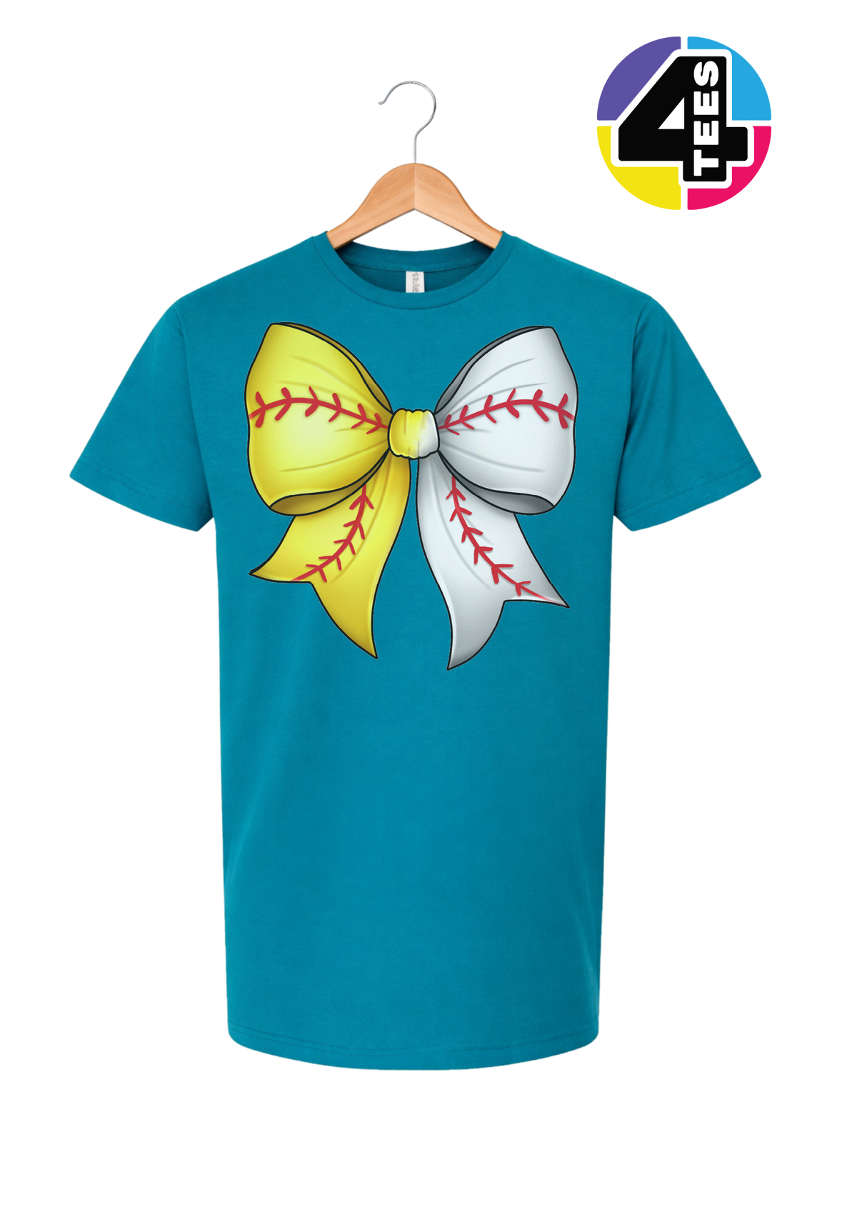 Softball Sweetheart Bow Tee