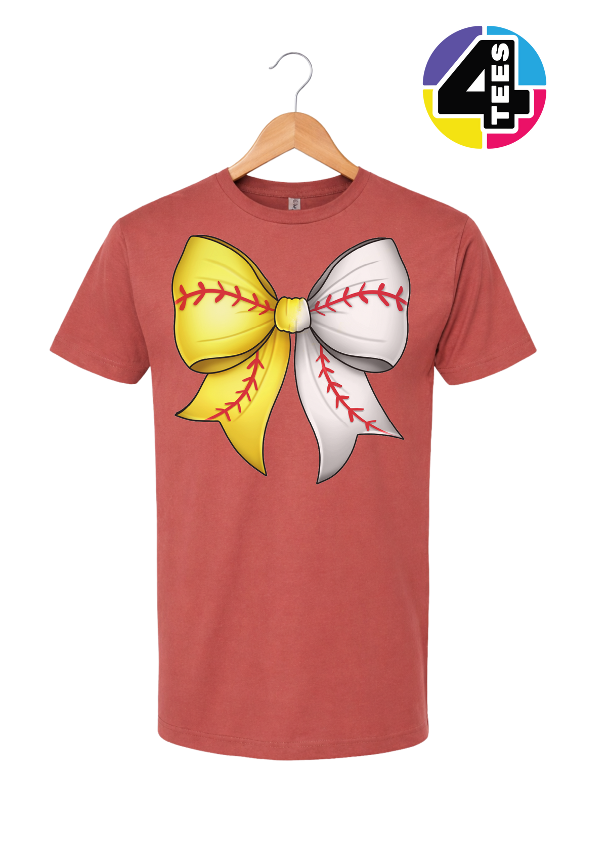 Softball Sweetheart Bow Tee