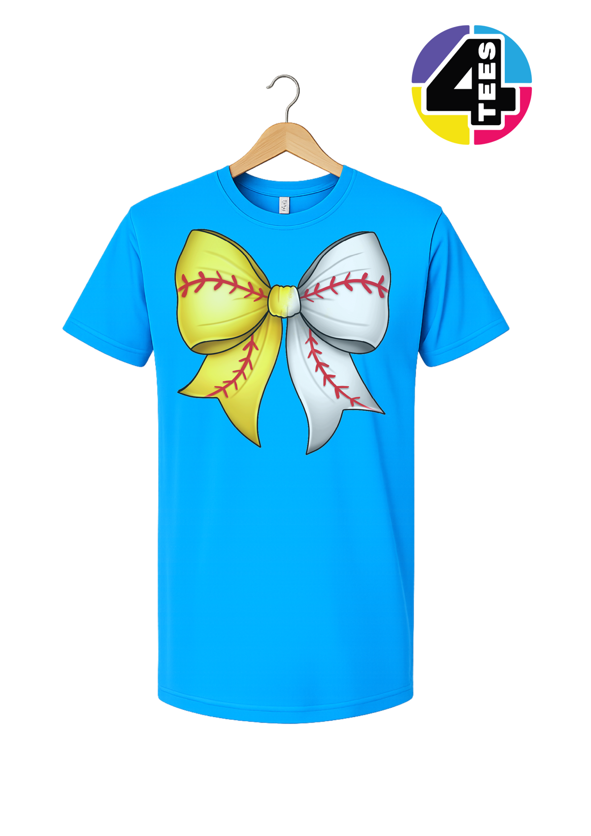 Softball Sweetheart Bow Tee