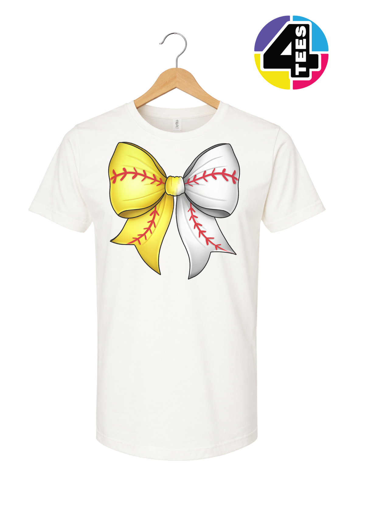 Softball Sweetheart Bow Tee