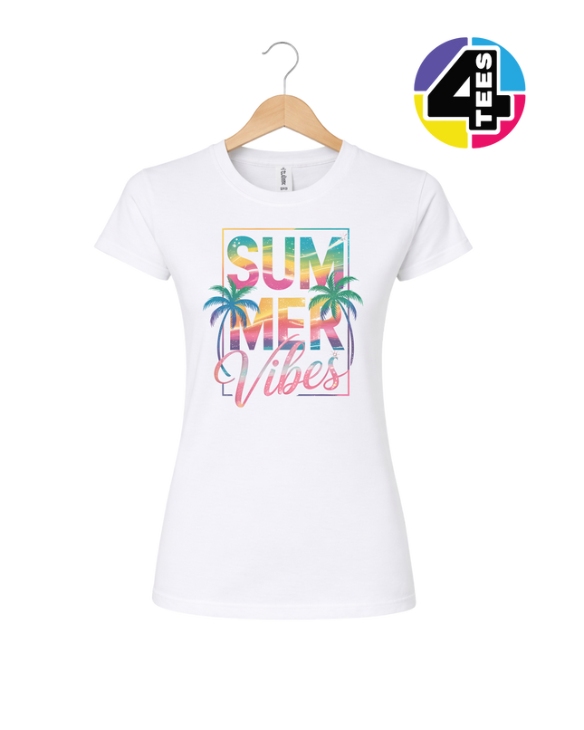 Summer Vibes Retro Women's Tee