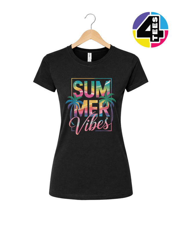 Summer Vibes Retro Women's Tee