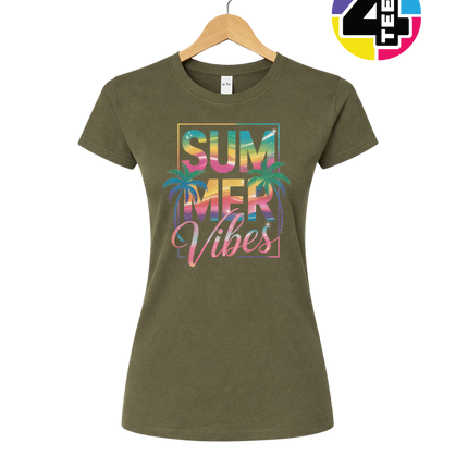 Summer Vibes Retro Women's Tee