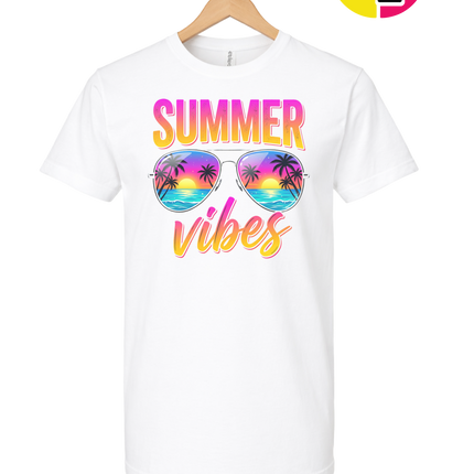 Retro Summer Sunglasses Vibe Tee