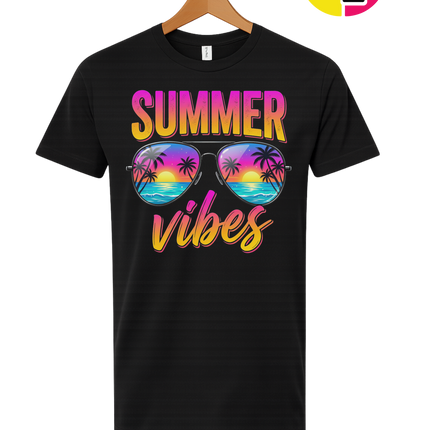Retro Summer Sunglasses Vibe Tee