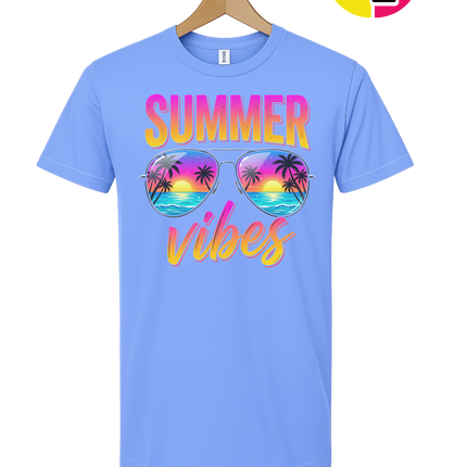 Retro Summer Sunglasses Vibe Tee