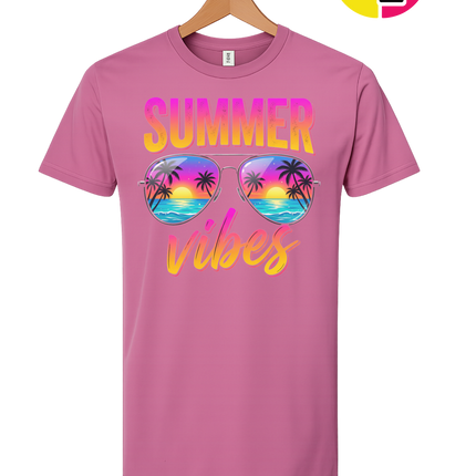 Retro Summer Sunglasses Vibe Tee