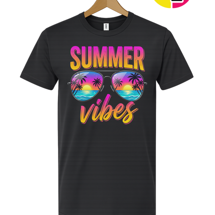 Retro Summer Sunglasses Vibe Tee