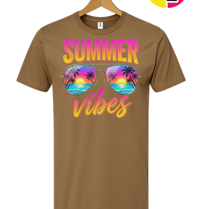 Retro Summer Sunglasses Vibe Tee