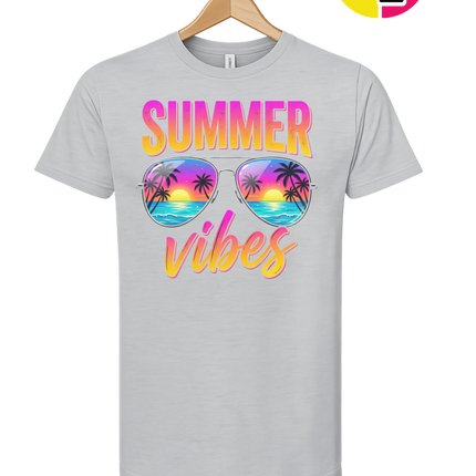 Retro Summer Sunglasses Vibe Tee