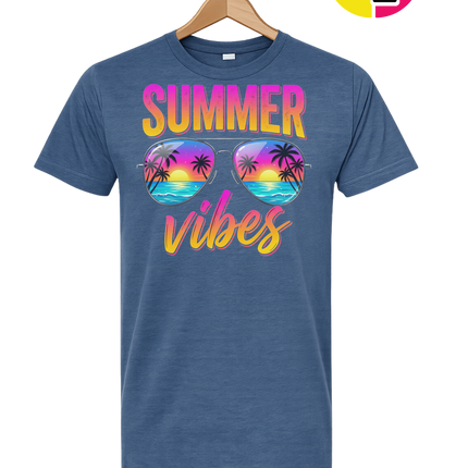 Retro Summer Sunglasses Vibe Tee