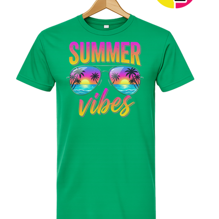 Retro Summer Sunglasses Vibe Tee