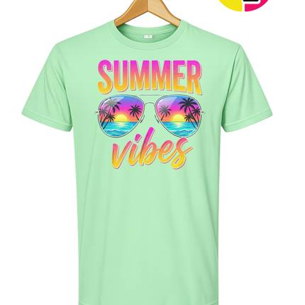 Retro Summer Sunglasses Vibe Tee