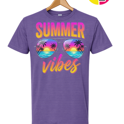Retro Summer Sunglasses Vibe Tee