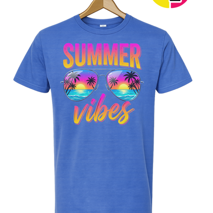 Retro Summer Sunglasses Vibe Tee
