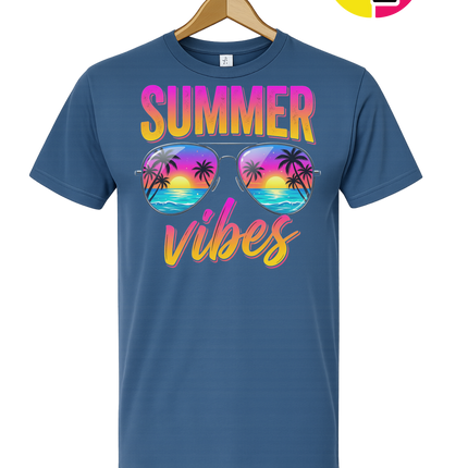 Retro Summer Sunglasses Vibe Tee