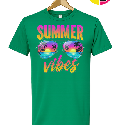 Retro Summer Sunglasses Vibe Tee