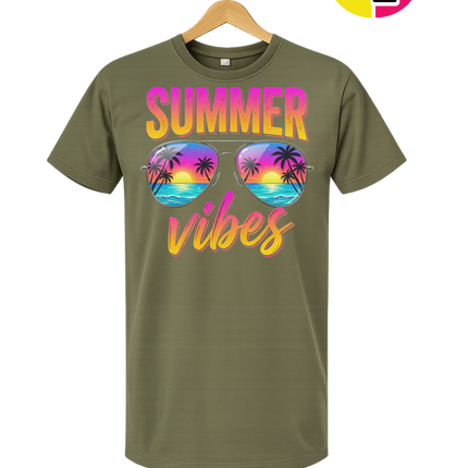 Retro Summer Sunglasses Vibe Tee