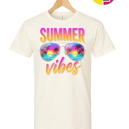 Retro Summer Sunglasses Vibe Tee