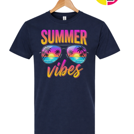 Retro Summer Sunglasses Vibe Tee