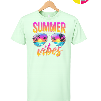 Retro Summer Sunglasses Vibe Tee