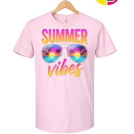 Retro Summer Sunglasses Vibe Tee
