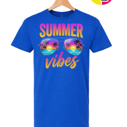 Retro Summer Sunglasses Vibe Tee