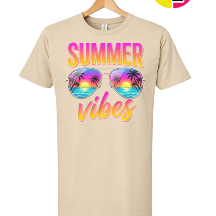 Retro Summer Sunglasses Vibe Tee