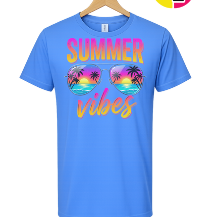 Retro Summer Sunglasses Vibe Tee