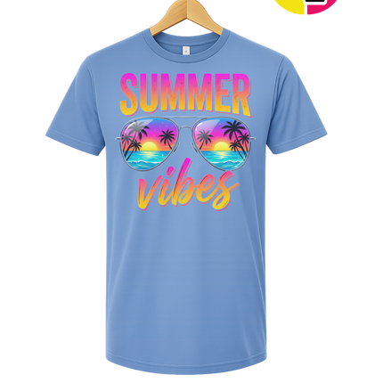 Retro Summer Sunglasses Vibe Tee