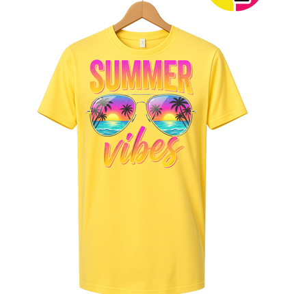 Retro Summer Sunglasses Vibe Tee