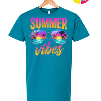 Retro Summer Sunglasses Vibe Tee