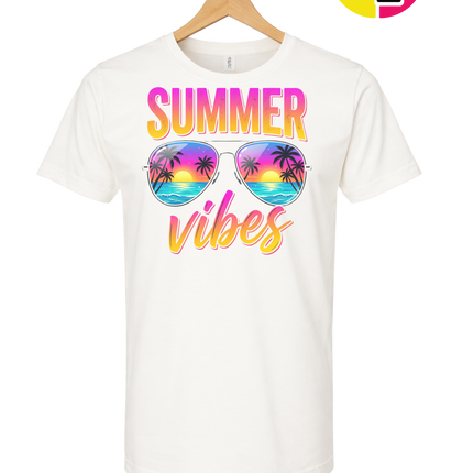 Retro Summer Sunglasses Vibe Tee