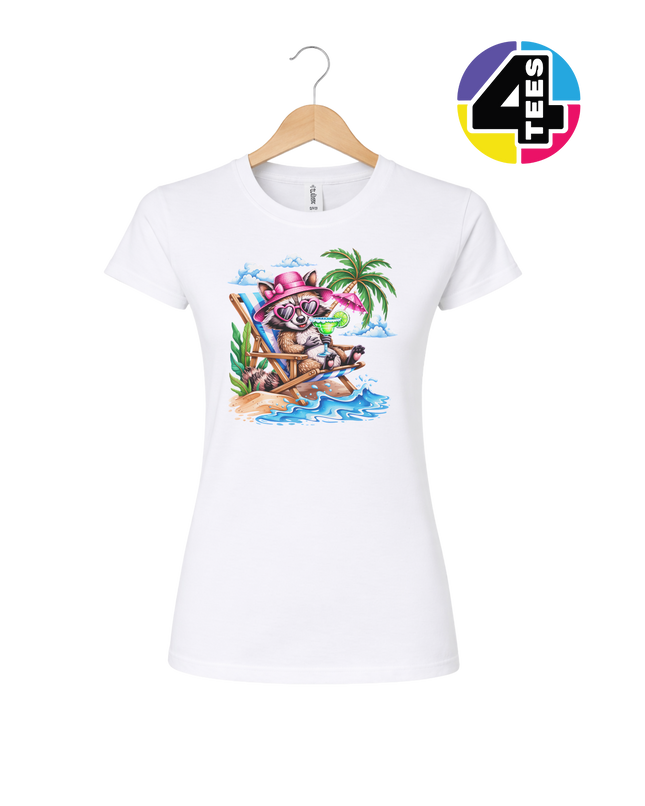 Raccoon Summer Women's Tee