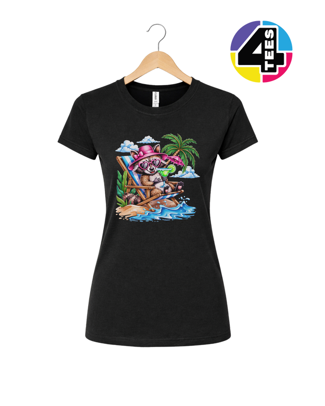 Raccoon Summer Women's Tee