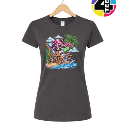 Raccoon Summer Women's Tee