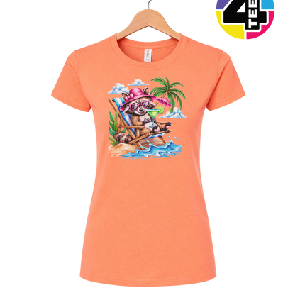 Raccoon Summer Women's Tee
