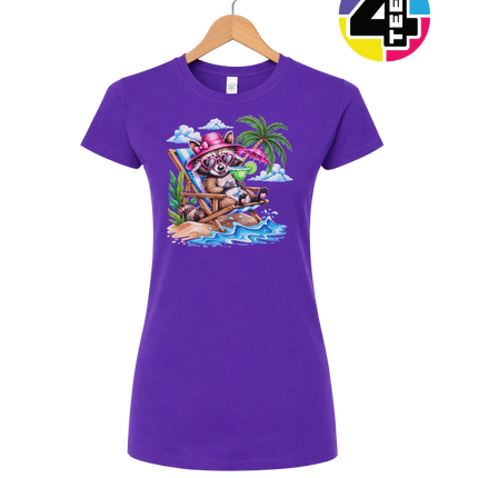 Raccoon Summer Women's Tee